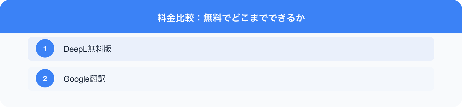料金比較：無料でどこまでできるか のポイント